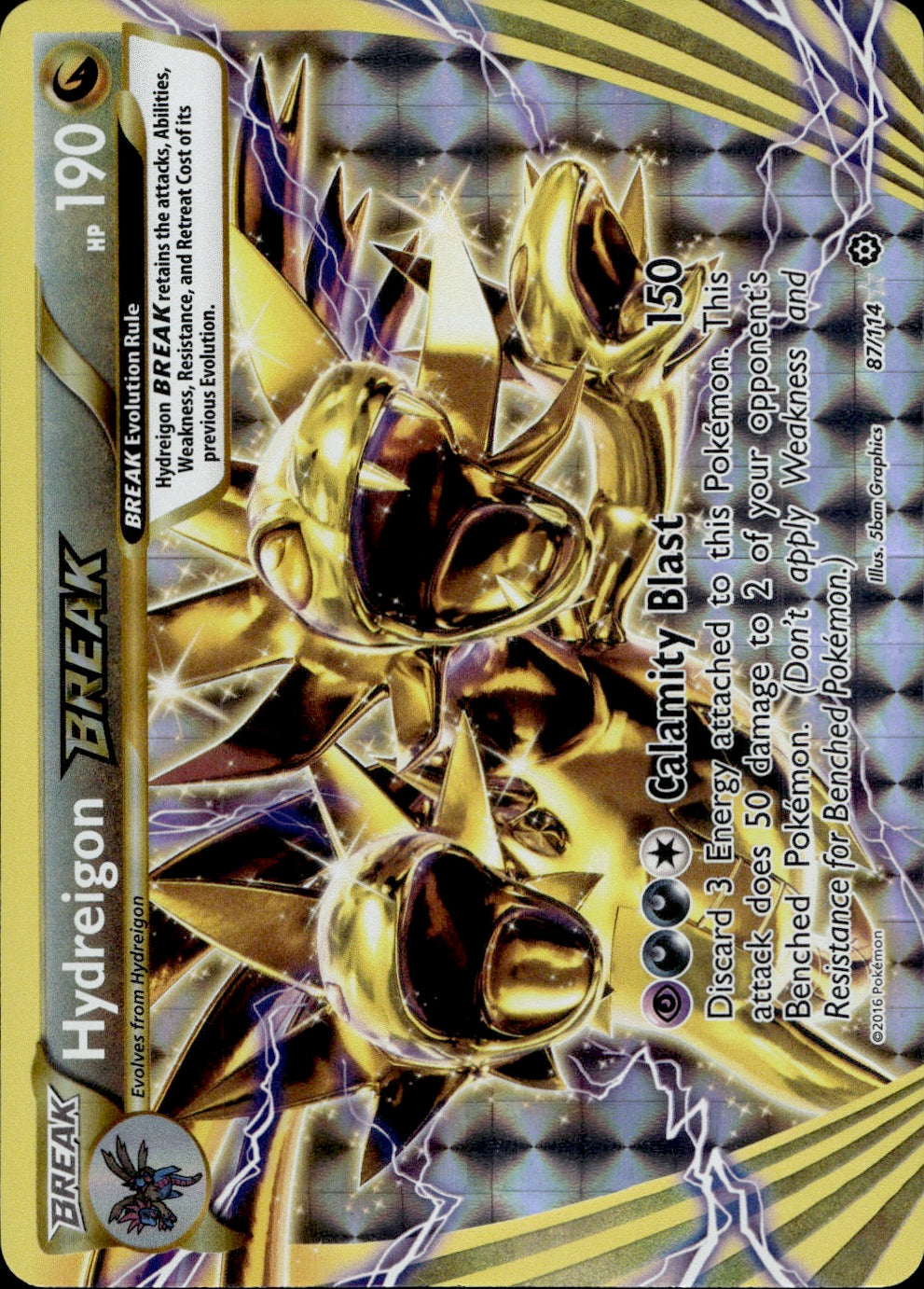 Hydreigon BREAK 87/114 - Steam Siege Holofoil