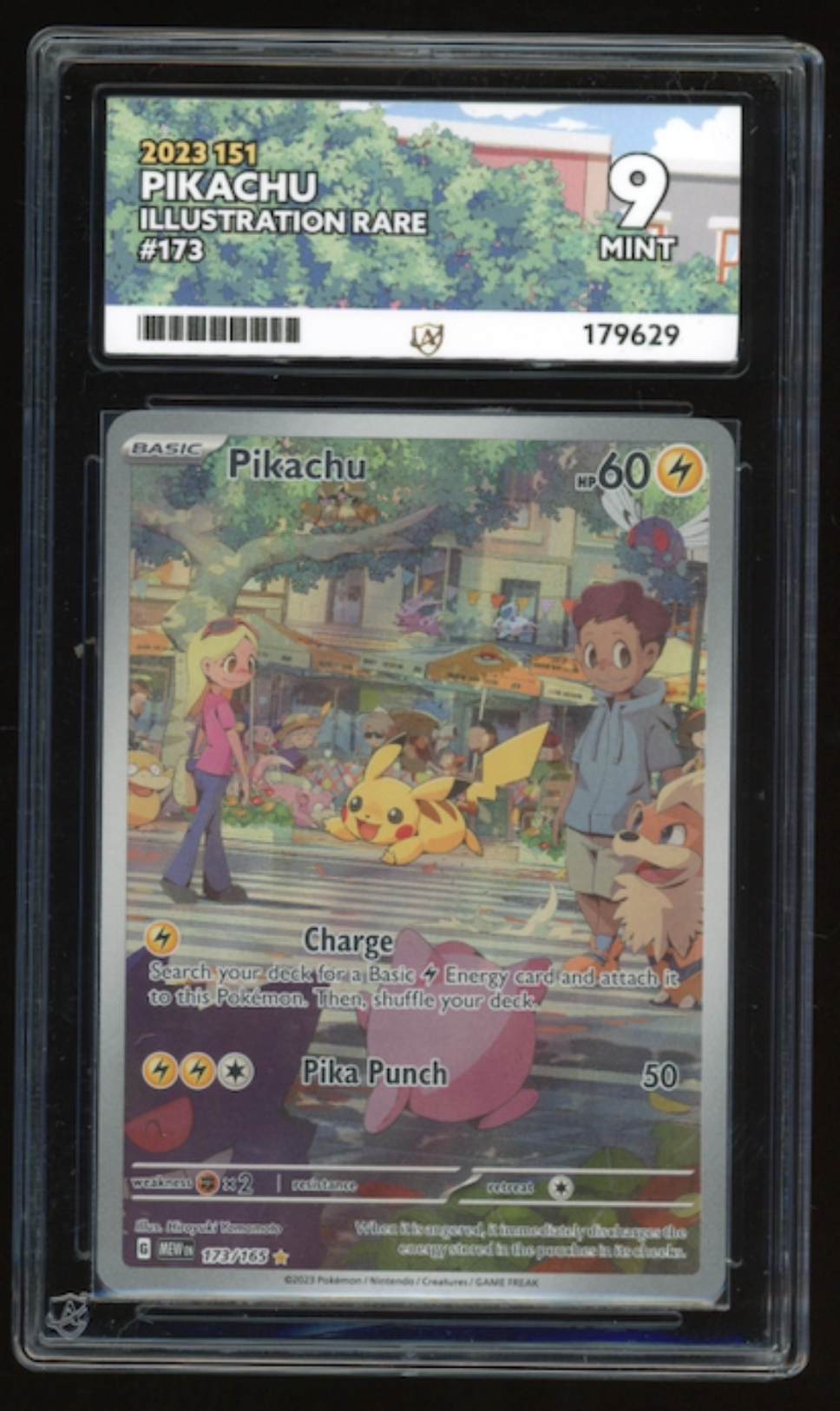 Pikachu - Illustration Rare - 173/165 - Pokemon 151 - ACE 9