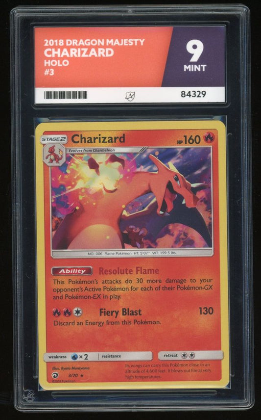 Charizard - Holo - 3/70 - Dragon Majesty - ACE 9