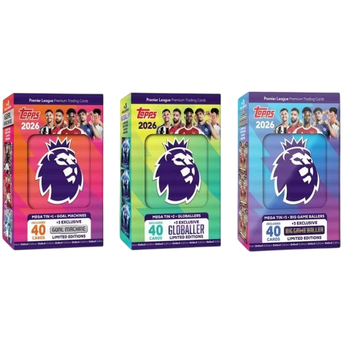 Topps® Premier League Trading Cards 2026 Mega Tin