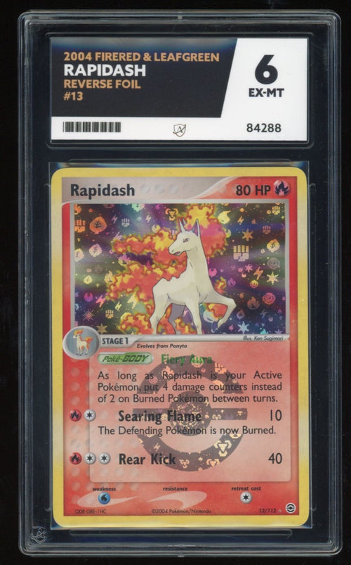 Rapidash - Reverse Foil - 13/112 - Firered & Leafgreen - ACE 6