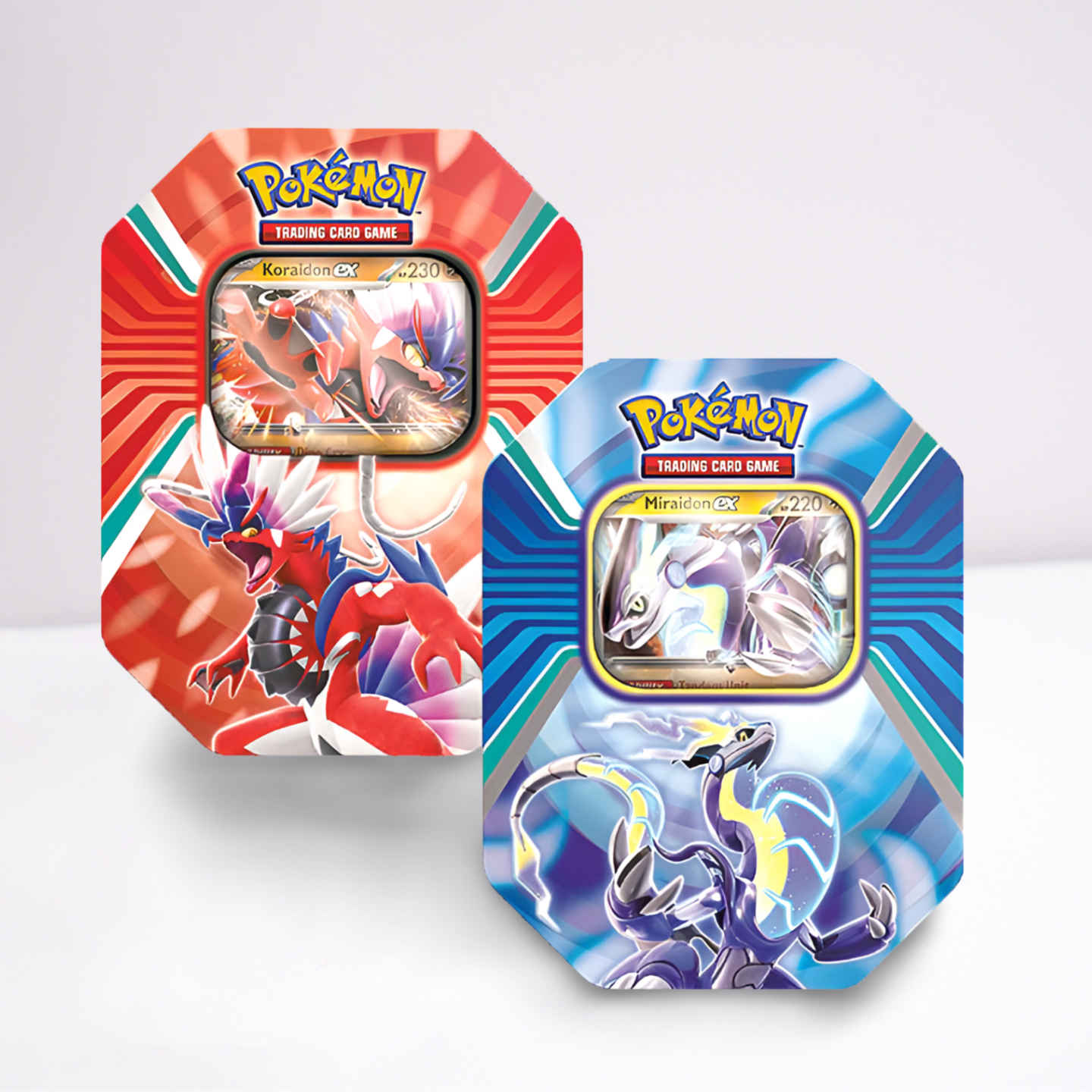 PRE ORDER - Paldea Legends Tin - Koraidon ex OR Miraidon ex - PokeRand
