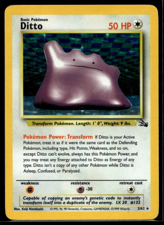 Ditto (3) 3/62 - Fossil Unlimited Holofoil