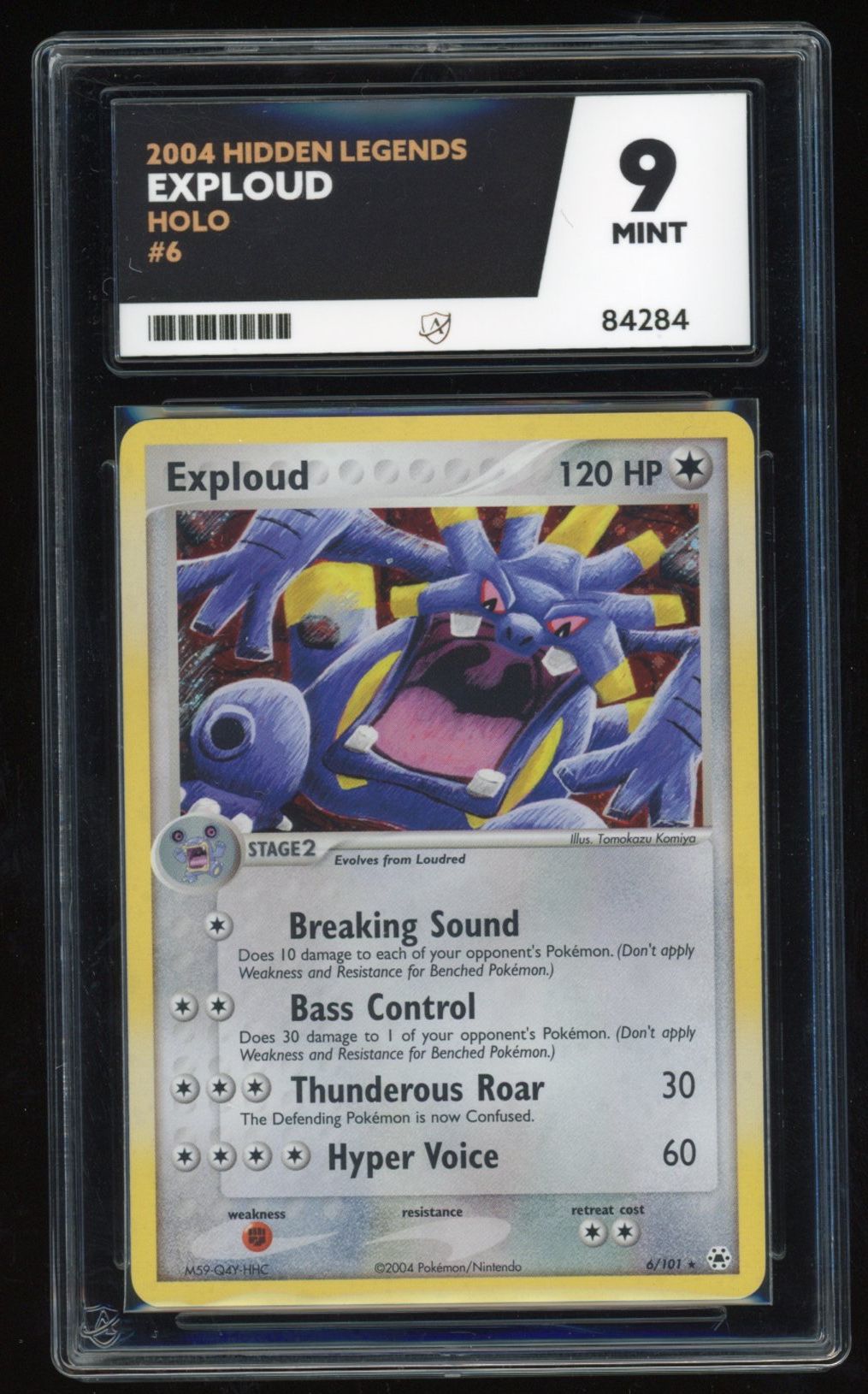 Exploud - Holo - 6/101 - Hidden Legends - ACE 9