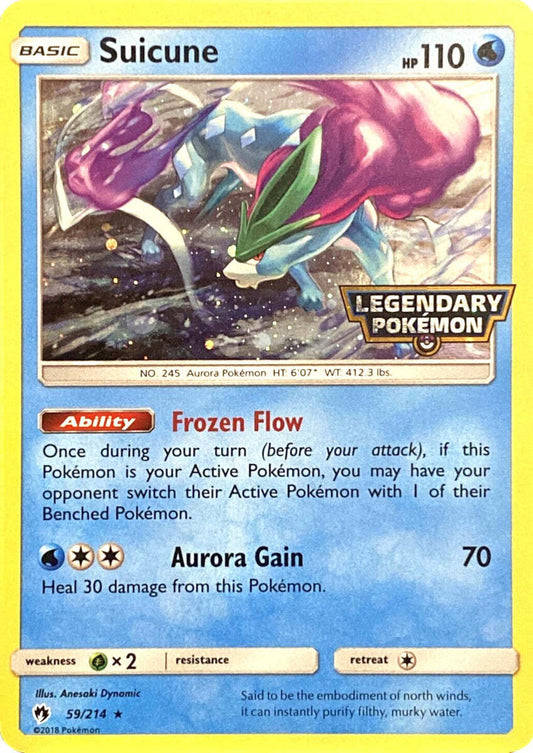 Suicune - 59/214 (Legendary Pokemon Stamped) 59 - Miscellaneous Cards & Products Holofoil