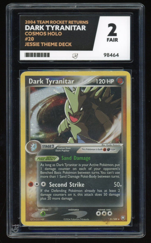 Dark Tyranitar  - Cosmos Holo - 20/109 - Jessie Theme Deck Team Rocket Returns - ACE 2