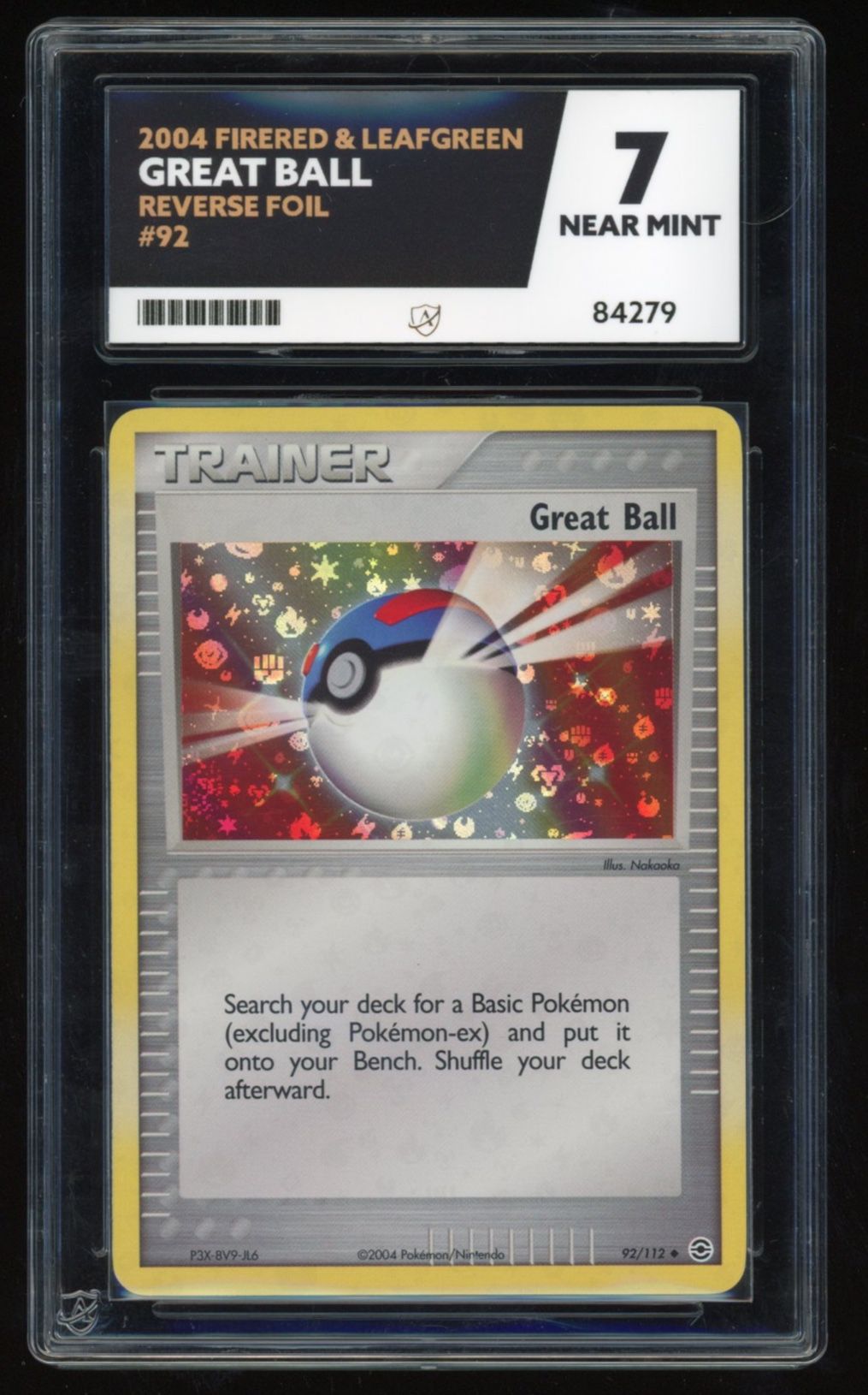 Great Ball - Reverse Foil - 92/112 - Firered & Leafgreen - ACE 7