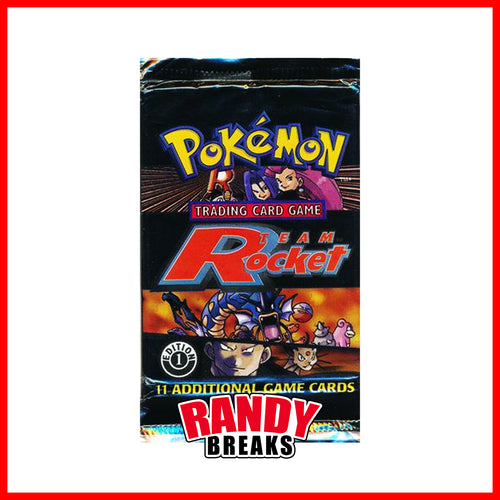 LIVE BREAK: Team Rocket 1ST EDITION Single Pack - PokeRand