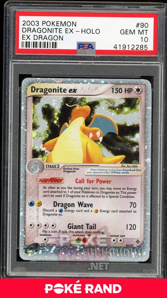 Dragonite ex (PSA 10) - ex Dragon #90 - PokeRand