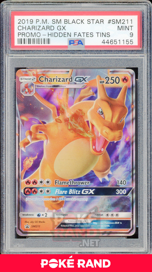 Charizard GX (#SM211) PSA 9 - Black Star Promo - PokeRand