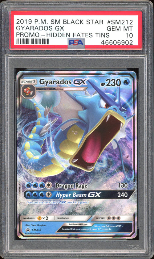 Gyarados GX SM212 - PSA 10 - Promo Holo