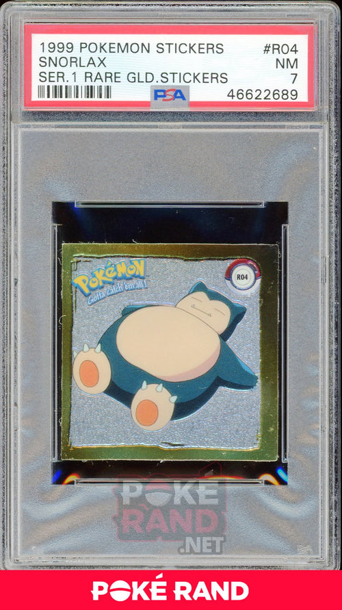 Snorlax R04 PSA 7 - Sticker - PokeRand