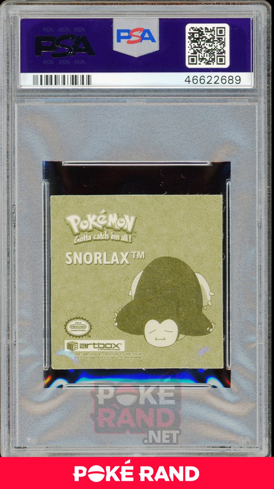 Snorlax R04 PSA 7 - Sticker - PokeRand