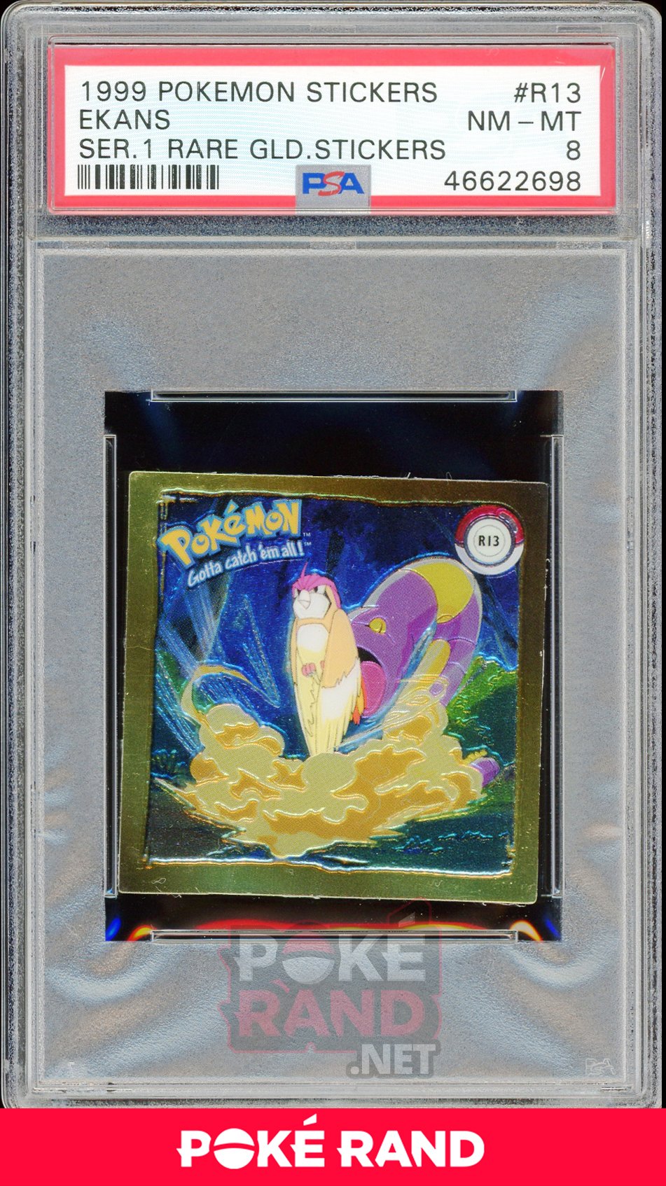 Ekans R13 PSA 8 - Sticker - PokeRand