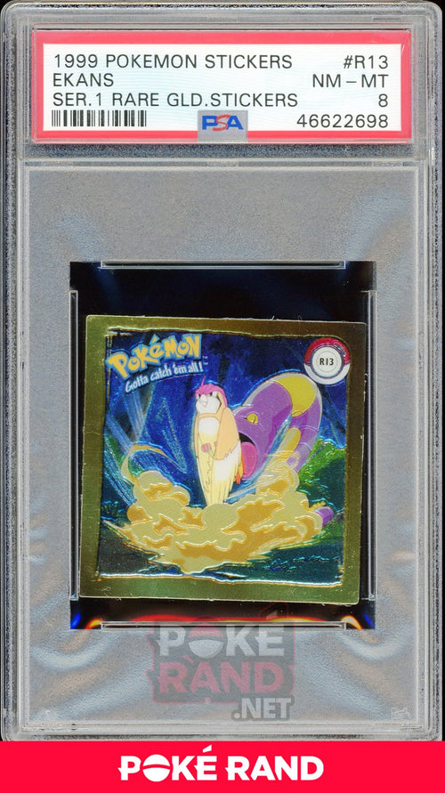 Ekans R13 PSA 8 - Sticker - PokeRand