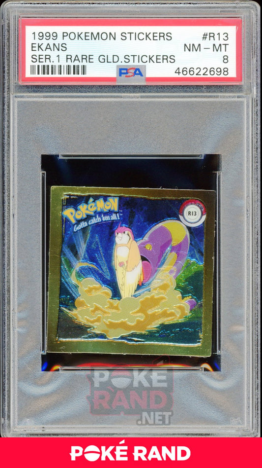 Ekans R13 PSA 8 - Sticker - PokeRand