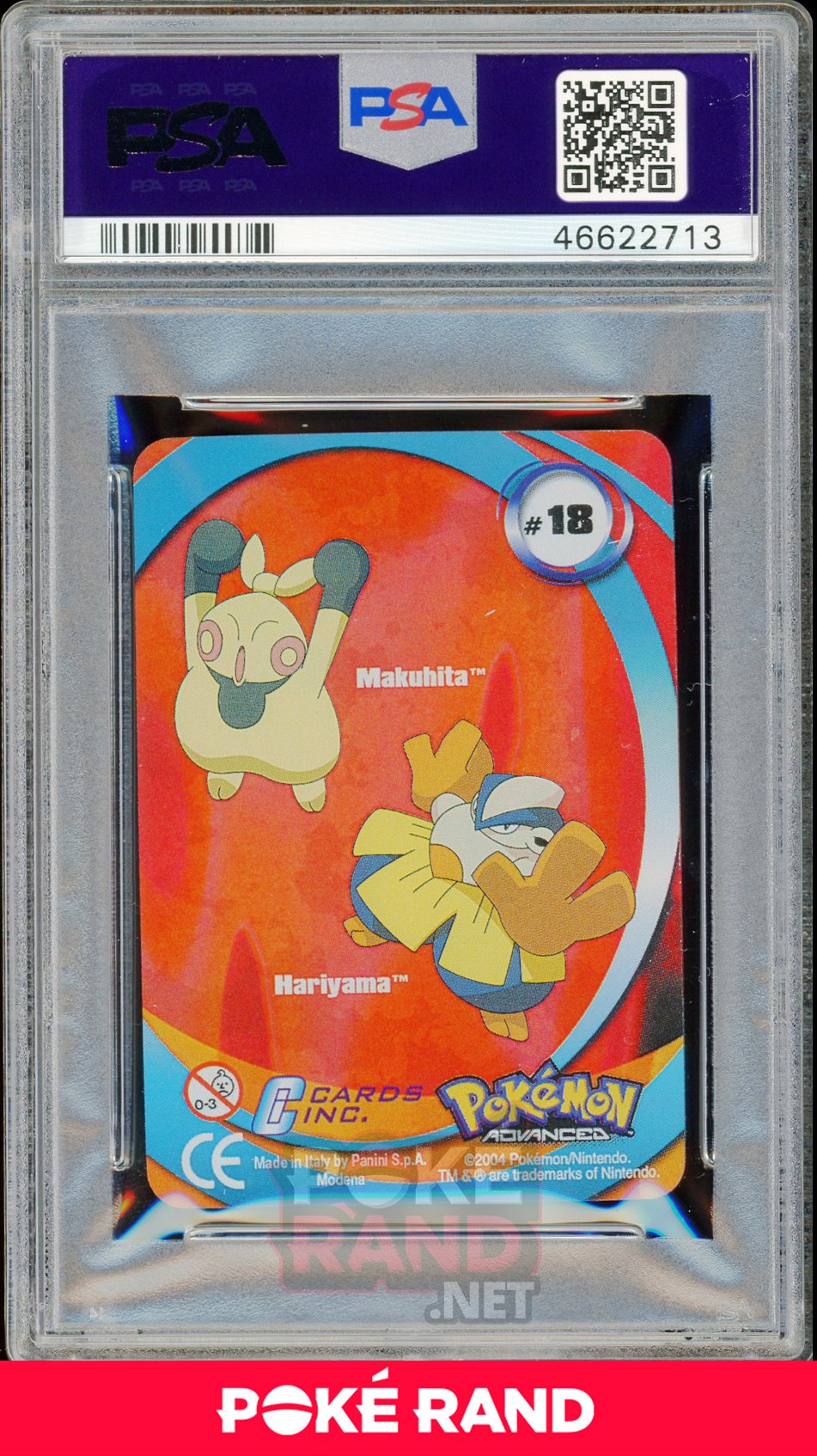 HARIYAMA/MAKUHITA PSA 9 - Advanced Action - PokeRand