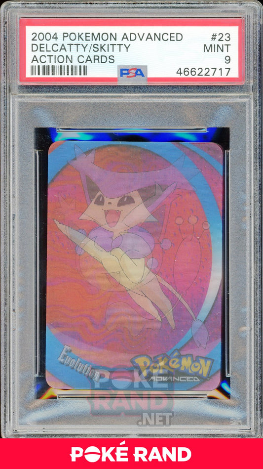 DELCATTY/SKITTY PSA 9 - Advanced Action - PokeRand