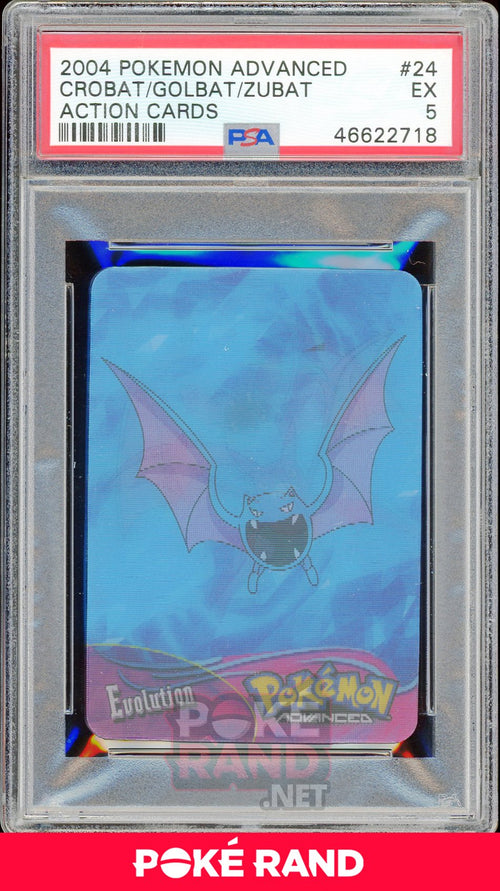 CROBAT/GOLBAT/ZUBAT PSA 5 - Advanced Action - PokeRand