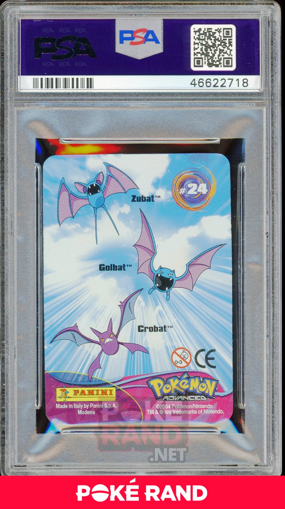 CROBAT/GOLBAT/ZUBAT PSA 5 - Advanced Action - PokeRand
