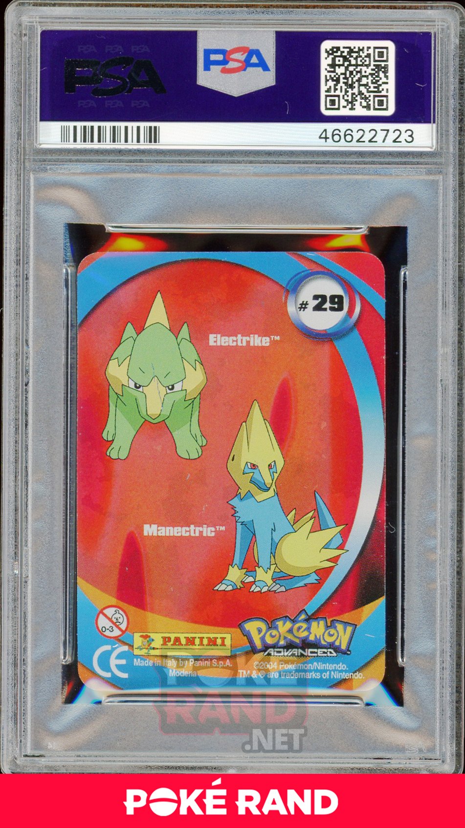 ELECTRIKE/MANECTRIC PSA 5 - Advanced Action - PokeRand
