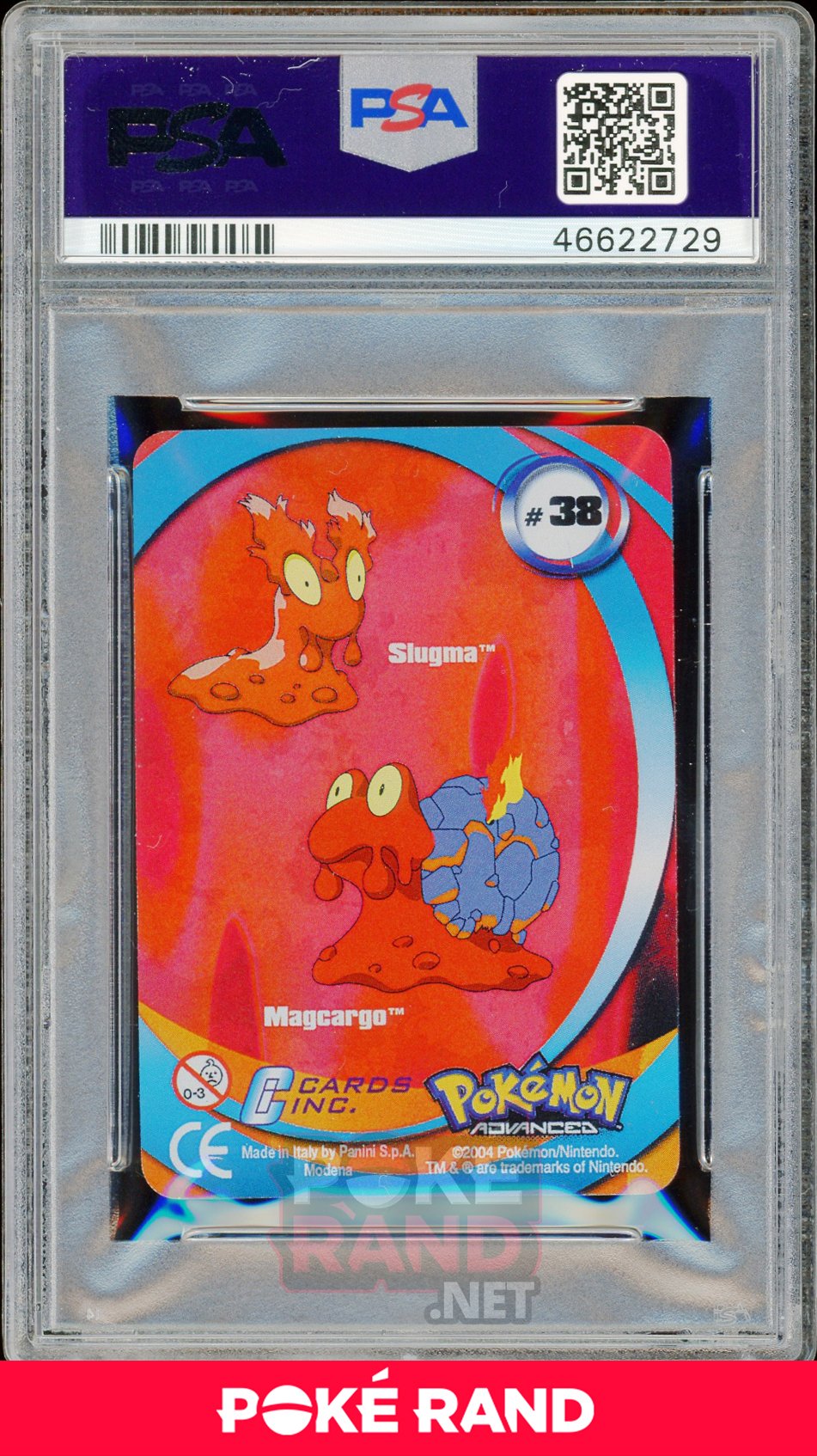 MAGCARGO/SLUGMA PSA 9 - Advanced Action - PokeRand