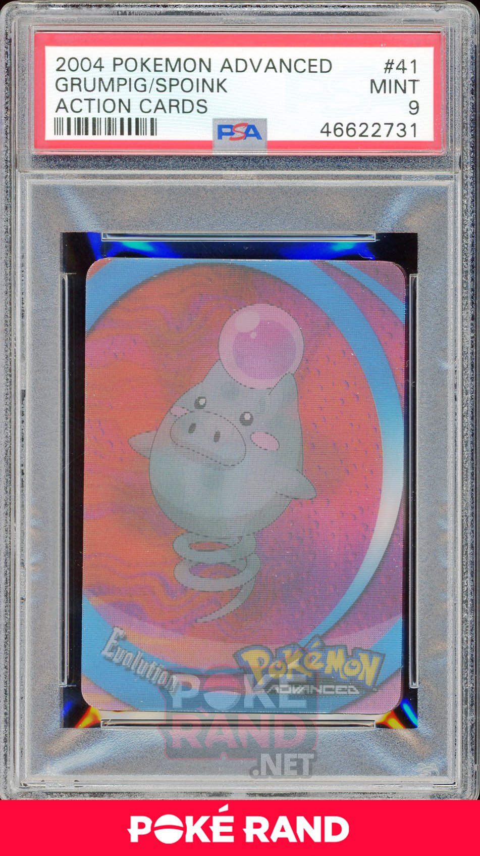 GRUMPIG/SPOINK PSA 9 - Advanced Action - PokeRand