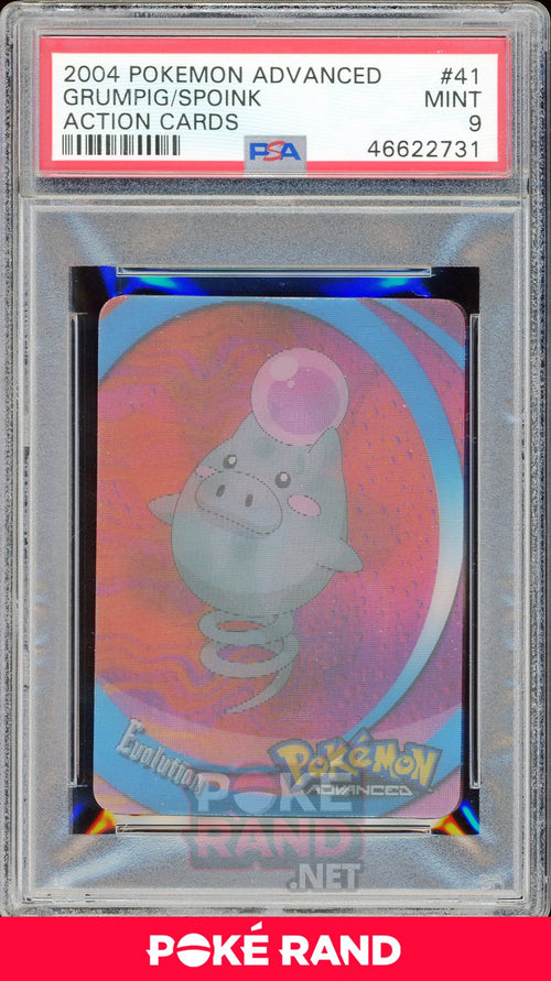 GRUMPIG/SPOINK PSA 9 - Advanced Action - PokeRand