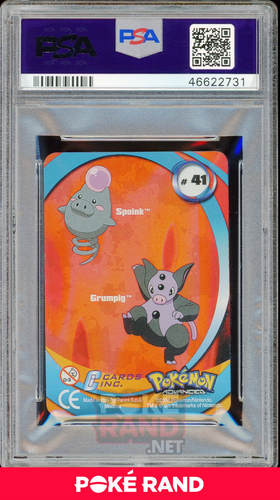 GRUMPIG/SPOINK PSA 9 - Advanced Action - PokeRand