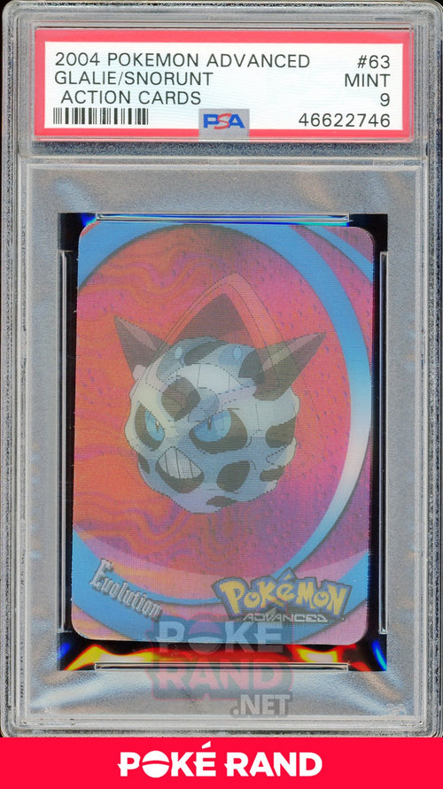 GLALIE/SNORUNT PSA 9 - Advanced Action - PokeRand