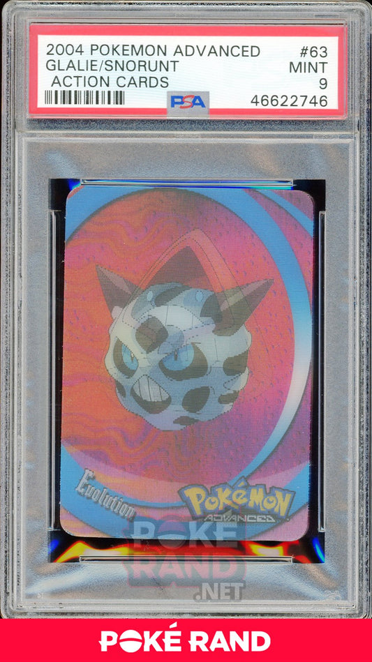 GLALIE/SNORUNT PSA 9 - Advanced Action - PokeRand
