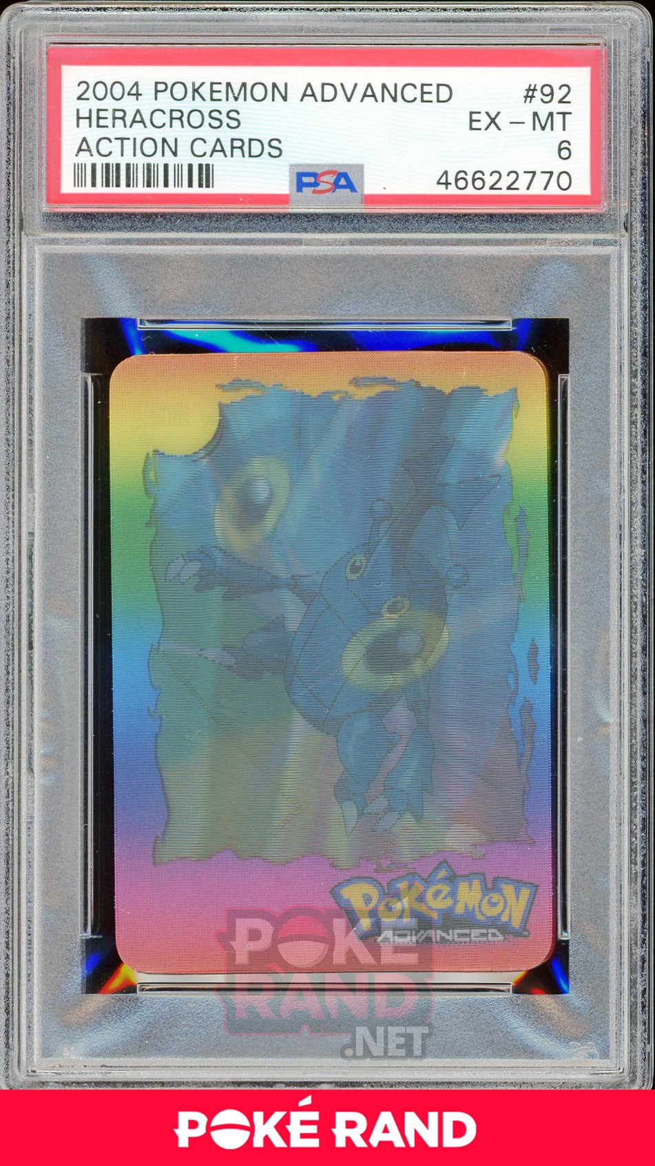 Heracross PSA 6 - Advanced Action - PokeRand