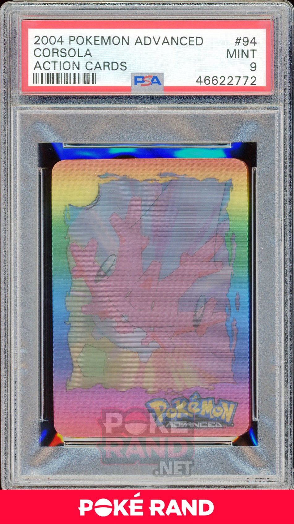 Corsola PSA 9 - Advanced Action - PokeRand