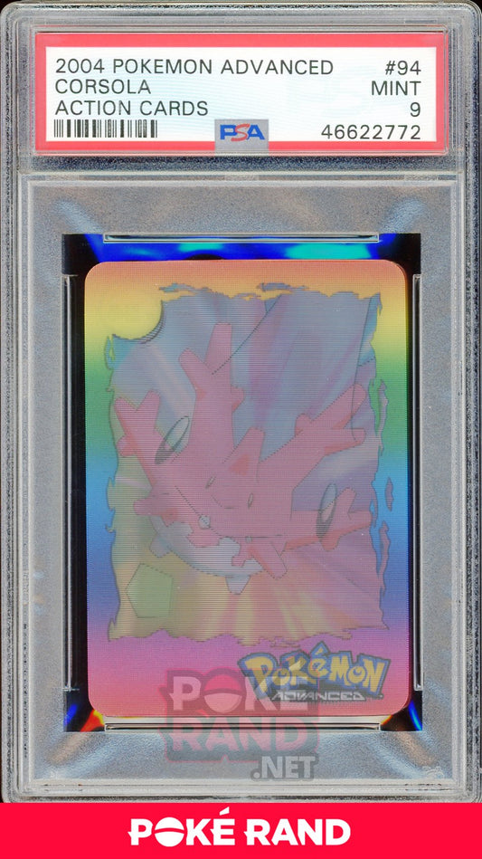 Corsola PSA 9 - Advanced Action - PokeRand