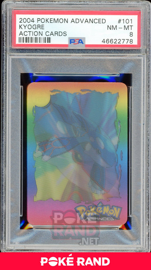 Kyogre PSA 8 - Advanced Action - PokeRand