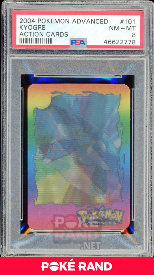 Kyogre PSA 8 - Advanced Action - PokeRand