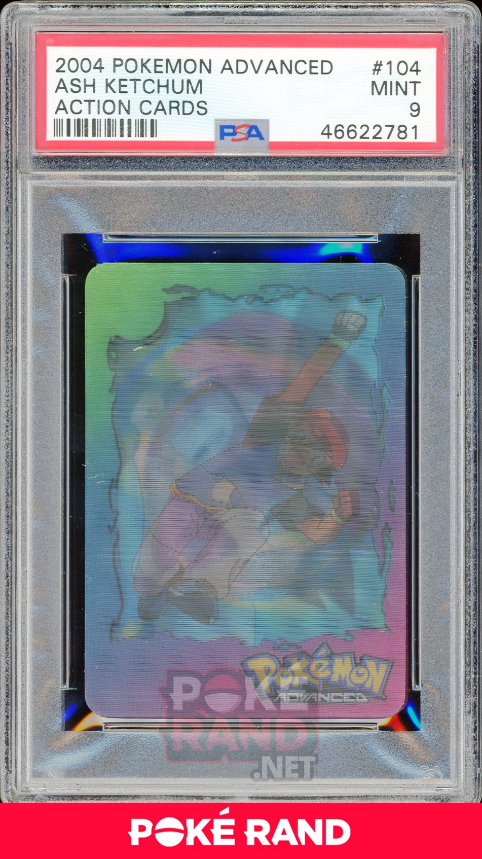Ash Ketchum PSA 9 - Advanced Action - PokeRand