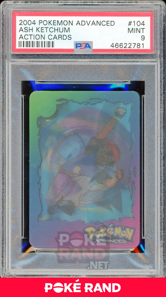 Ash Ketchum PSA 9 - Advanced Action - PokeRand