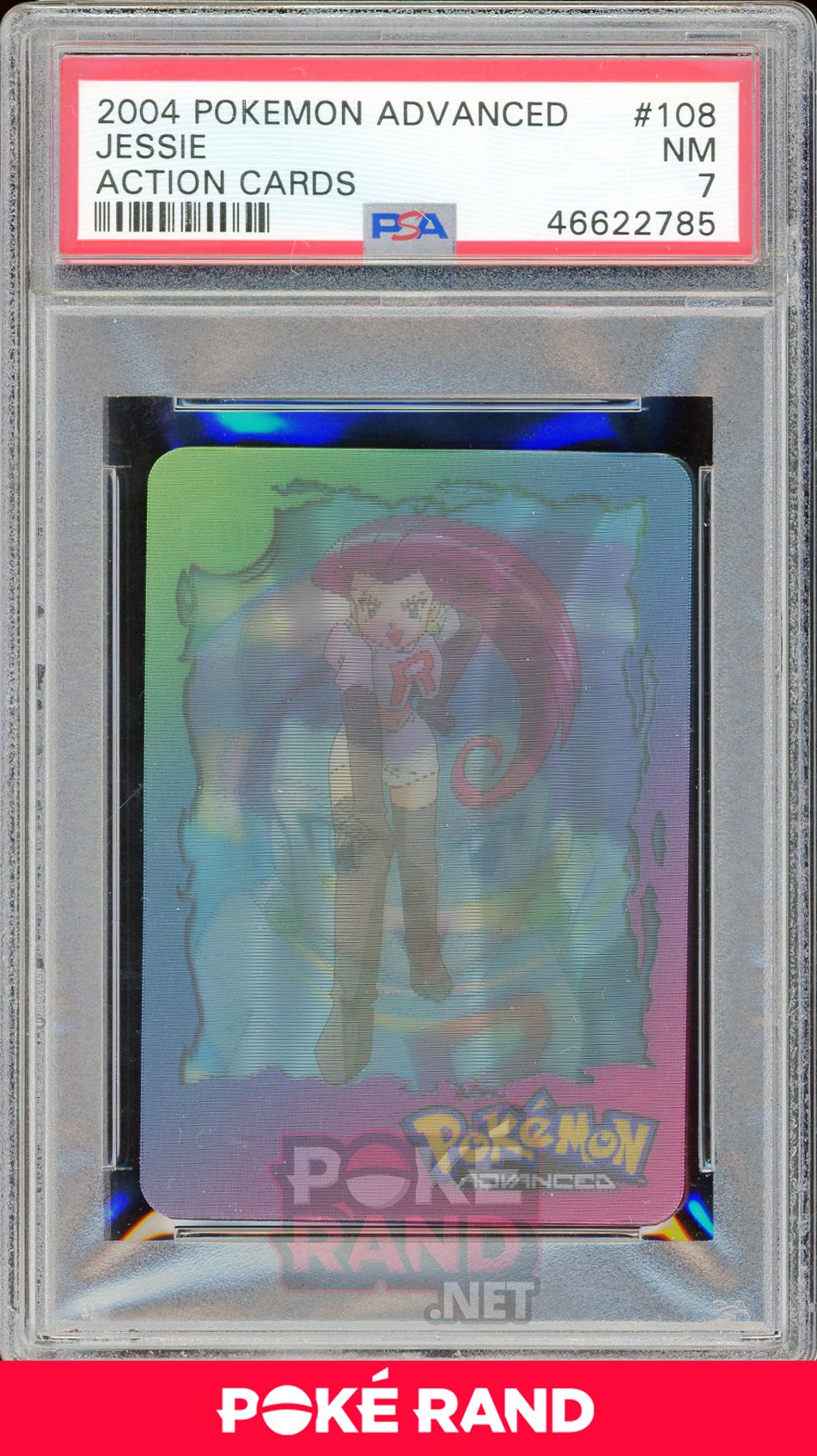 Jessie PSA 7 - Advanced Action - PokeRand