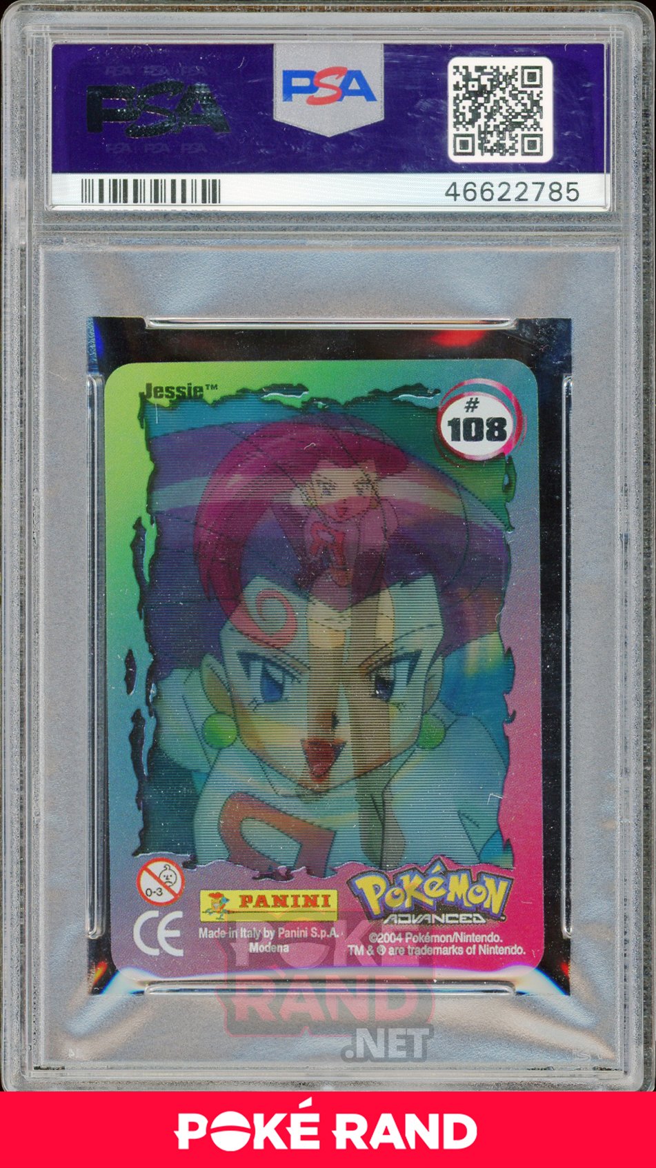 Jessie PSA 7 - Advanced Action - PokeRand