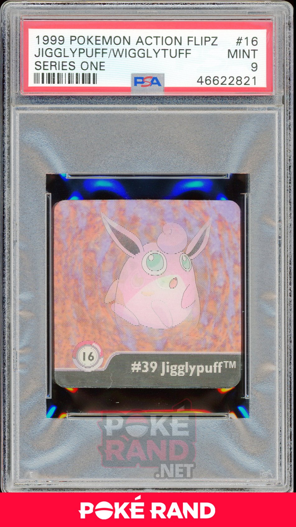JIGGLYPUFF/WIGGLYTUFF PSA 9 - Action Flipz - PokeRand