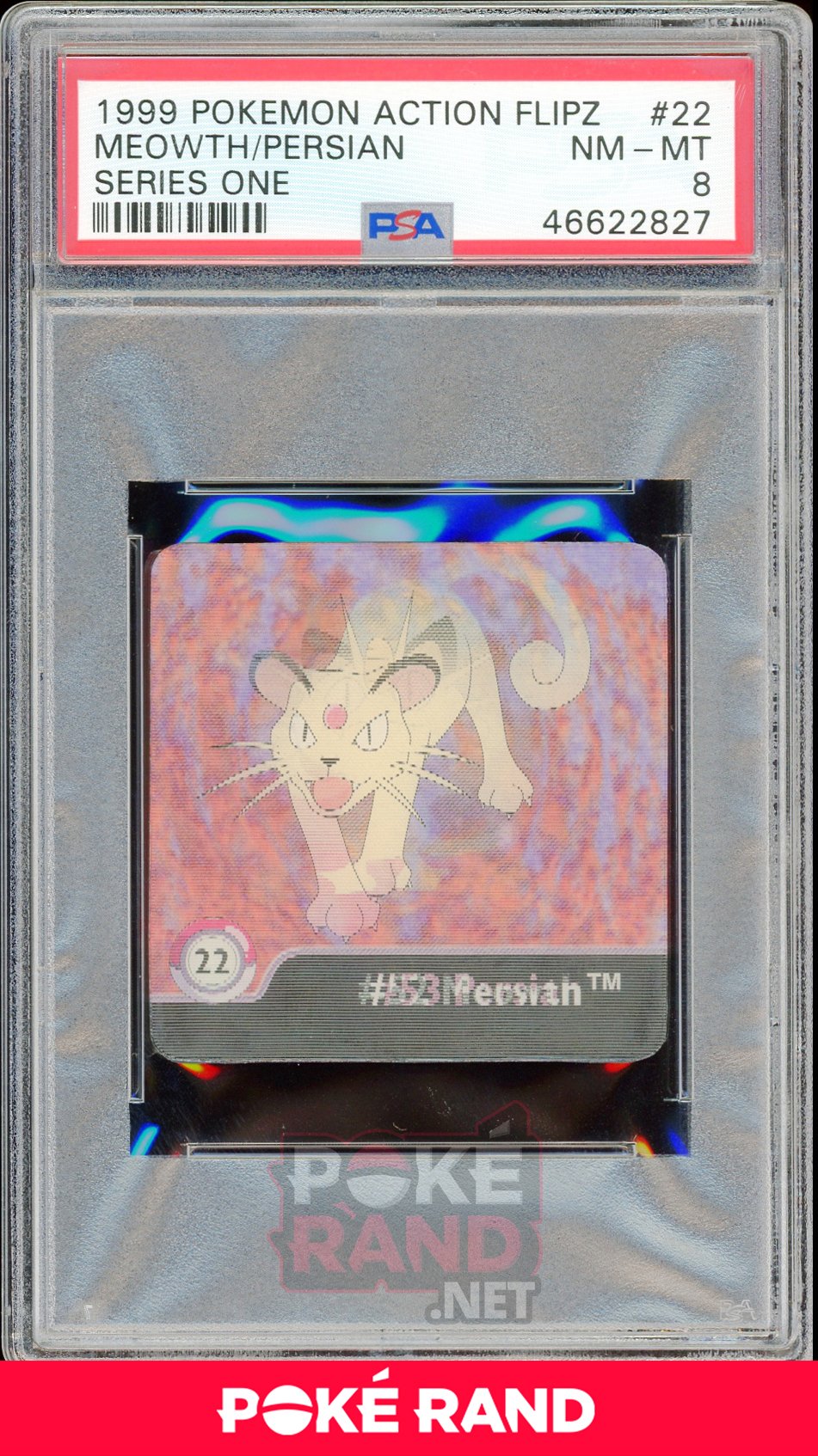 MEOWTH/PERSIAN PSA 8 - Action Flipz - PokeRand
