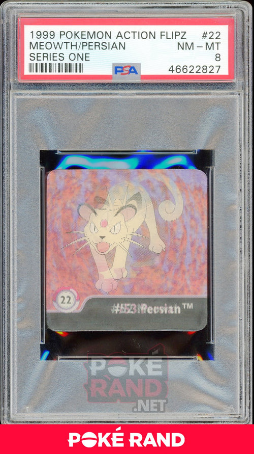 MEOWTH/PERSIAN PSA 8 - Action Flipz - PokeRand