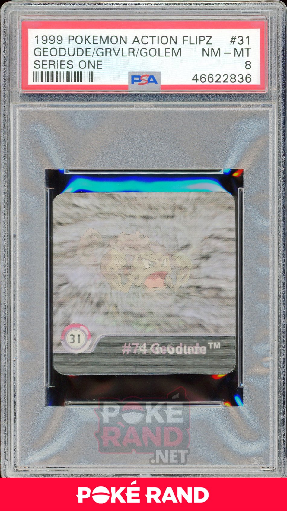 GEODUDE/GRVLR/GOLEM PSA 8 - Action Flipz - PokeRand