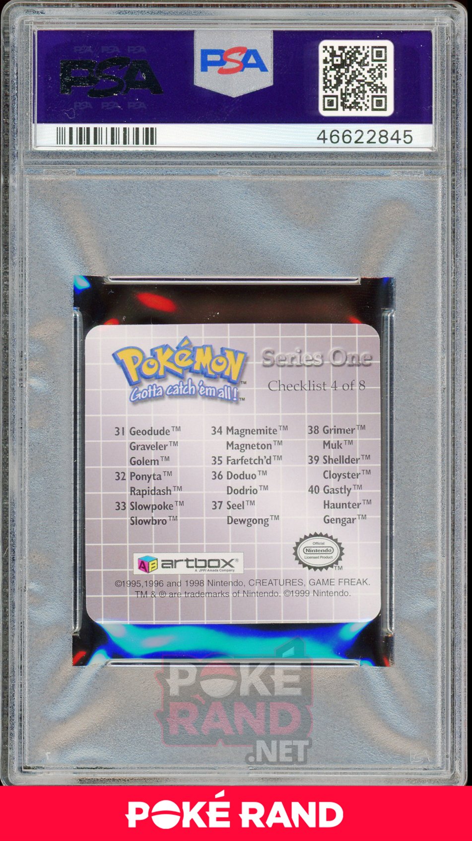 GSTLY/HNTR/GNGR PSA 10 - Action Flipz - PokeRand