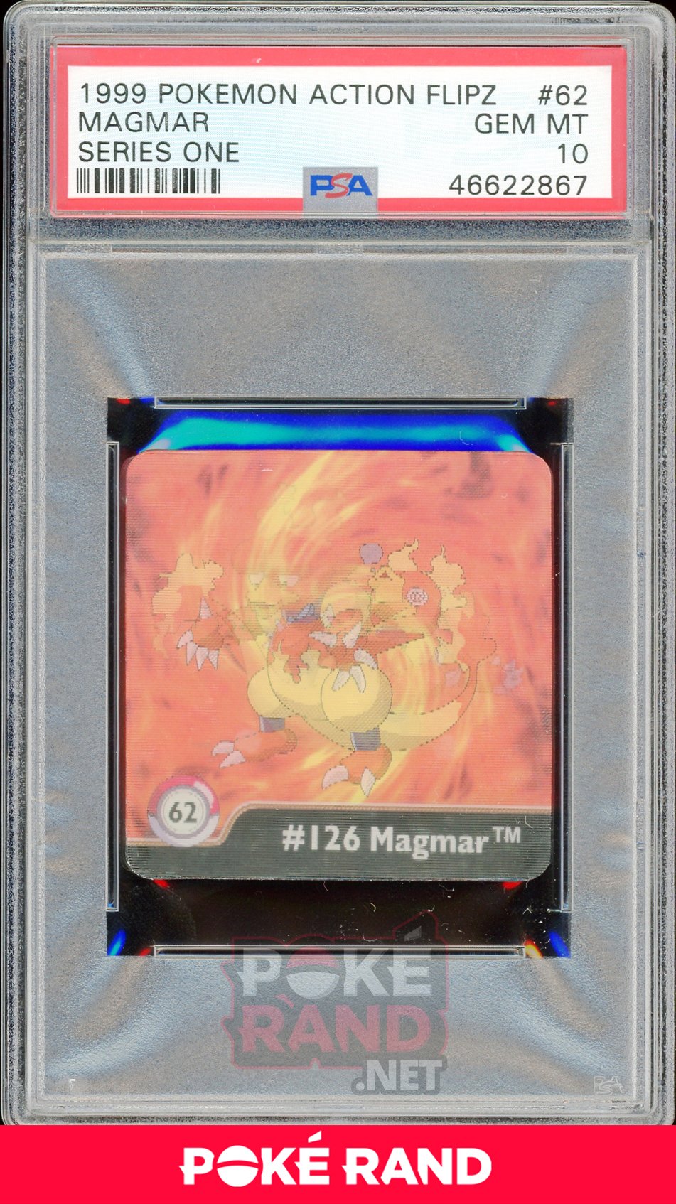 MAGMAR PSA 10 - Action Flipz - PokeRand
