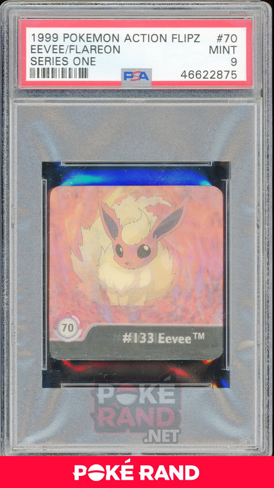 EEVEE/FLAREON PSA 9 - Action Flipz - PokeRand