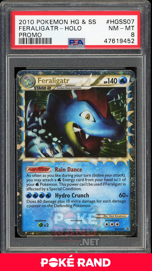 Feraligatr Holo (PSA 8) - Heartgold & Soulsilver Promo HGSS07
