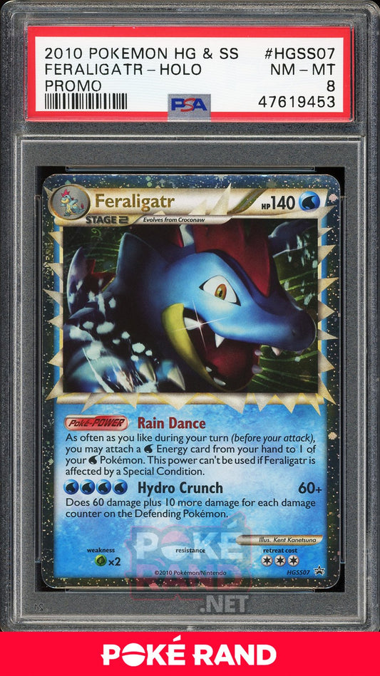 Feraligatr Holo (PSA 8) - Heartgold & Soulsilver Promo HGSS07