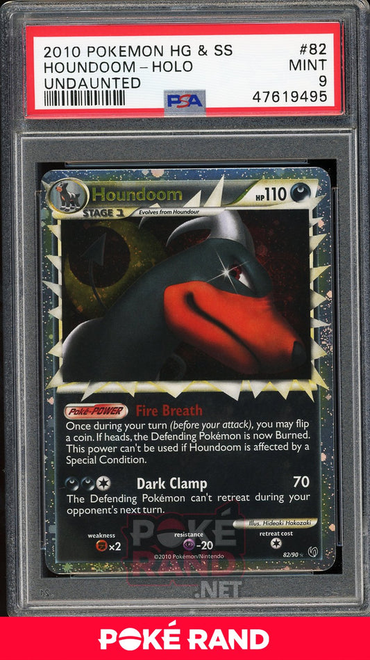 Houndoom Holo (PSA 9) - Undaunted #82